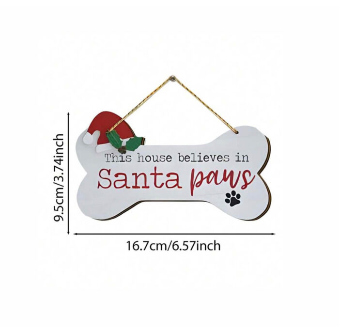 CHRISTMAS BONE PLAQUE - Image 2